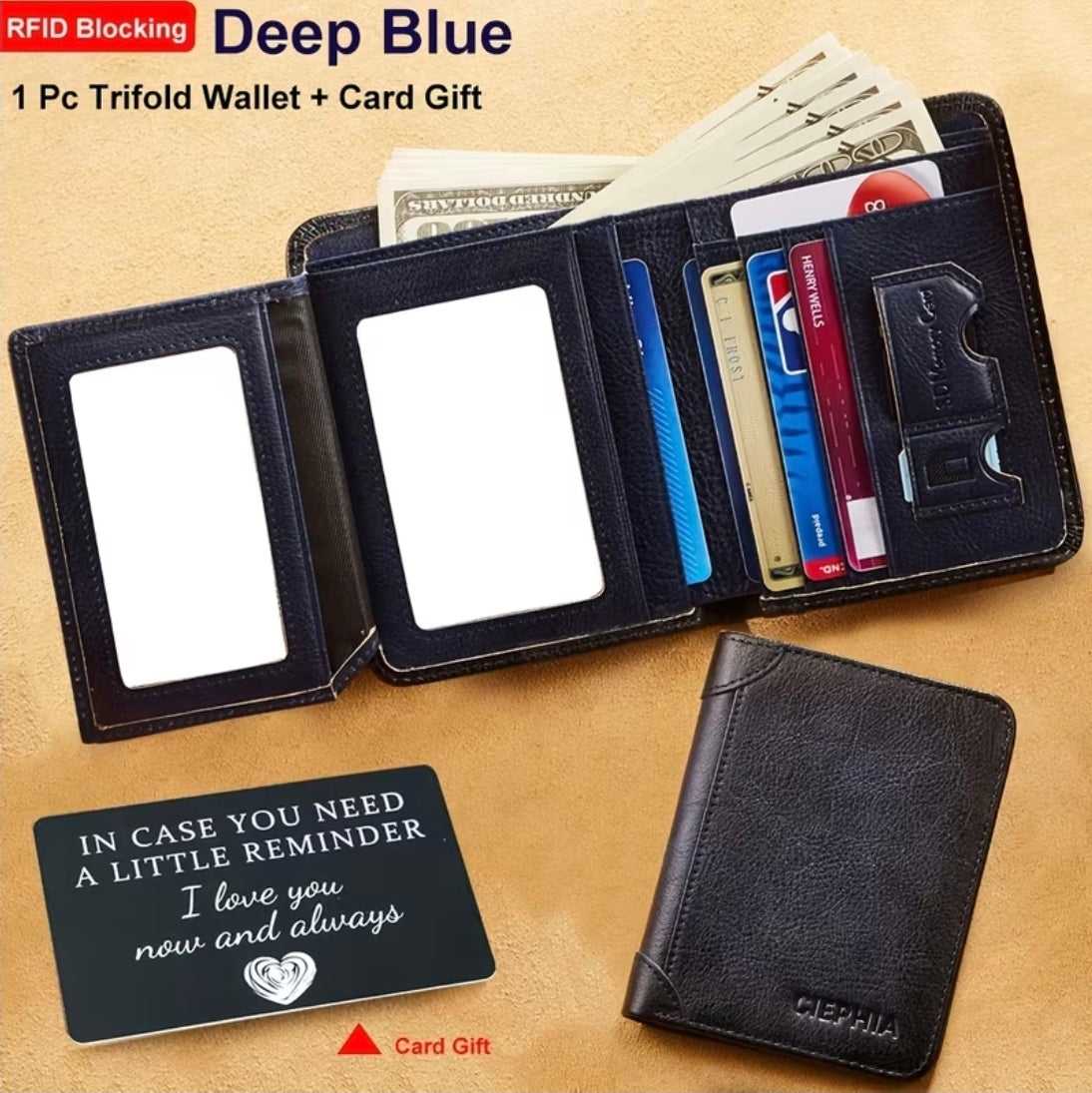 Leather wallet - 3 Variants