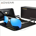 AOWEAR

UV400 Pilot Sunglasses Men Polarized Mirror Driving Sunglasses